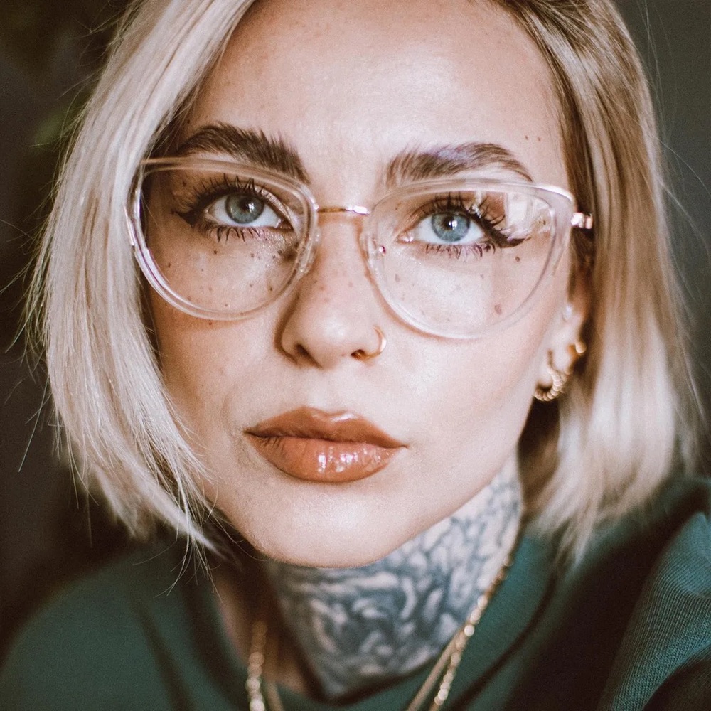 TIJN Federica Blue Light Glasses Transparent - No Scrip - BRAND NEW in packaging